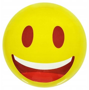 shumee GUMIJASTA ŽOGA ZA OTROKE NASMEHLJEN OBRAZ 23 CM IZDELEK