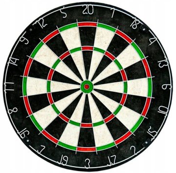 shumee SISALOVA PLOŠČA ZA PIKADO, ENOSTRANSKA, 43,5 cm X 3,8 cm