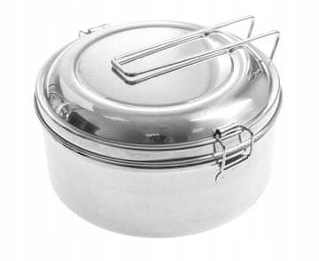 shumee 3-delni komplet za preživetje v gozdu Badger, jeklen