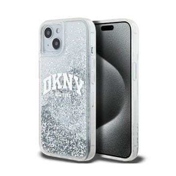 shumee Ovitek DKNY Liquid Glitter Big Logo – iPhone 15/14/13 (bel)