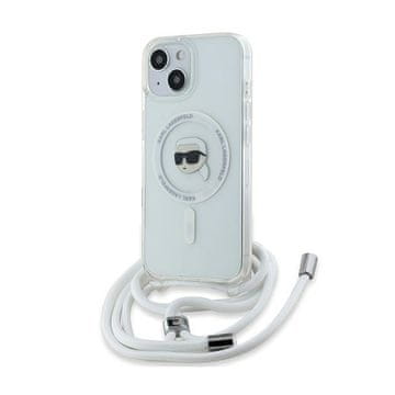Karl Lagerfeld Karl Lagerfeld torbica preko ramena IML Karl Head MagSafe - ovitek za iPhone 15 / 14 / 13 (prozorna)