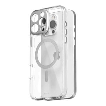 shumee Ovitek Moshi iGlaze MagSafe - iPhone 16 Pro Max (srebrn)