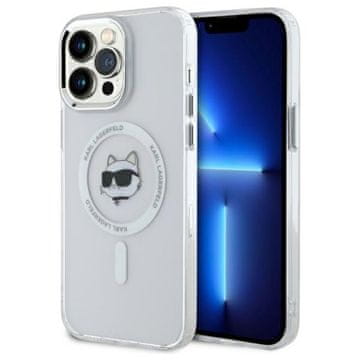Karl Lagerfeld Ovitek Karl Lagerfeld IML Metal Choupette Head MagSafe – iPhone 14 Pro Max (bel)