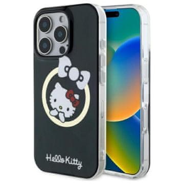 HELLO KITTY Ovitek Hello Kitty IML Fun Bow MagSafe – iPhone 16 Pro Max (črn)