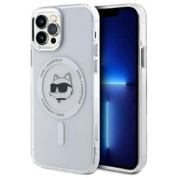 Karl Lagerfeld Ovitek Karl Lagerfeld IML Metal Choupette Head MagSafe – iPhone 12 / iPhone 12 Pro (bel)