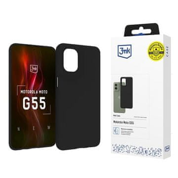 shumee 3mk Matt Case - Ovitek za Motorola Moto G55 5G (črn)