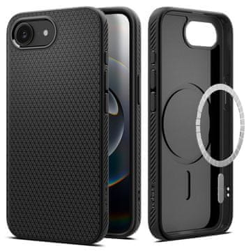 Spigen Spigen Liquid Air Mag MagSafe - ovitek za iPhone 16e (mat črn)