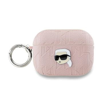 Karl Lagerfeld Karl Lagerfeld Monogram Karl Head - ovitek za AirPods Pro 2 (roza)