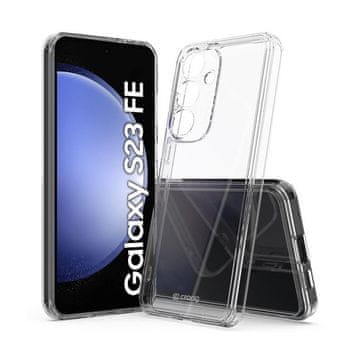 Crong Ovitek Crong Crystal Shield - ovitek za Samsung Galaxy S23 FE (prozoren)