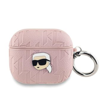 shumee Karl Lagerfeld Monogram Karl Head - etui za AirPods 3 (roza)
