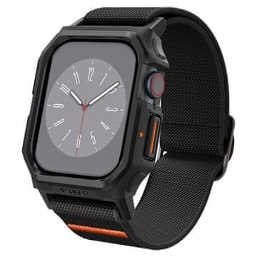 shumee Spigen Lite Fit Pro - ovitek s paščkom za Apple Watch 10 42 mm (mat črn)