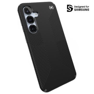 Speck Speck Presidio2 Grip Magnet - ovitek MagSafe za Samsung Galaxy S25+ / 24+ (črna/skrilasto siva/bela)