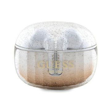 Guess Guess Glitter Gradient - TWS Bluetooth slušalke + polnilni etui (zlate)