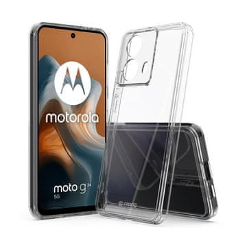 shumee Ovitek Crong Crystal Shield - ovitek za Motorola Moto G34 (prozoren)