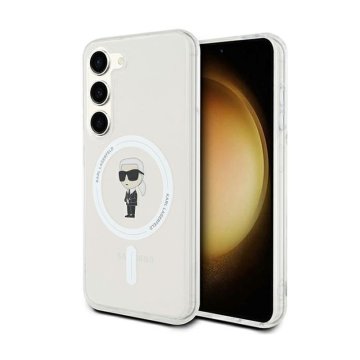 shumee Ovitek Karl Lagerfeld IML Ikonik MagSafe - za Samsung Galaxy S24 (prozoren)