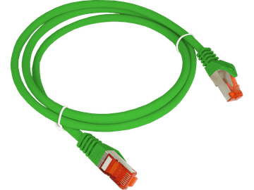 shumee Patch kabel S/FTP kat 6A LSOH 0,25 m zelen ALANTEC