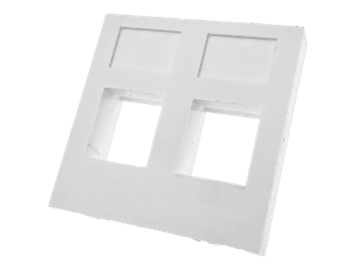 shumee Adapter 45x45 2xRJ45 (ploščati) ALANTEC