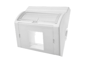 shumee Adapter 45x45 1xRJ45 (konveksni kotni) ALANTEC