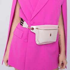 shumee IDA - Bež usnjena torbica za okoli pasu