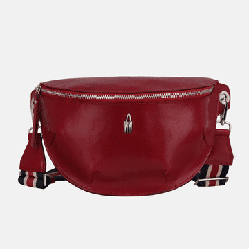 shumee ZOYA - Rdeča usnjena torba