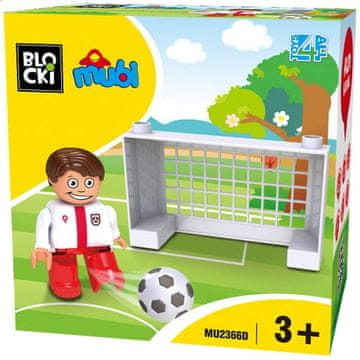 shumee PROMOCIJA Mubi Blocks - Figurica nogometaša