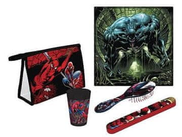shumee Potovalni set Spiderman - kozmetična torbica