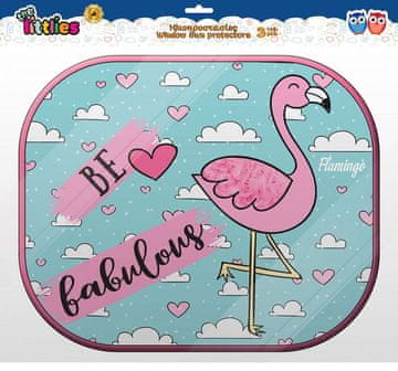 shumee 2x SENČNIK MODRI FLAMINGO + POBARVANKA