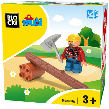 shumee PROMOCIJA Mubi Blocks - Figurica drvarja