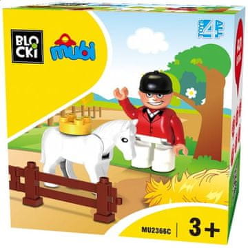 shumee Mubi Blocks - Figura jezdeca