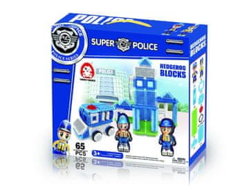 shumee AKCIJA Veliki fleksibilni ustvarjalni bloki Ježki Glavniki POLICE 65 kosov Trpežni