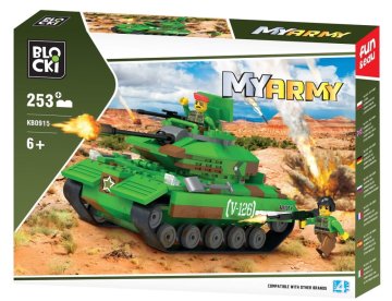 shumee Klocki Blocki - MyArmy 253 pcs Tank