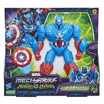 HASBRO MARVEL MECH STRIKE LOVCI NA POŠASTI KAPITAN AMERIKA