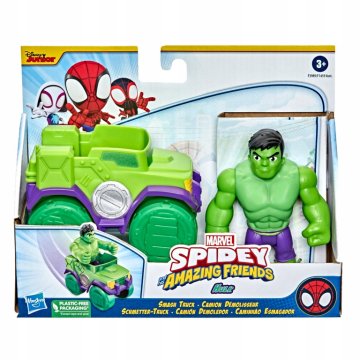 shumee SPIDER-MAN, SPIDEY IN SUPER BUDDY HULK Z FIGURO AVTOMOBILA SPIDER-MAN