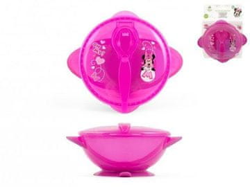 shumee Lulabi - Skleda s pokrovom in žlico, Minnie Mouse, 4 m+
