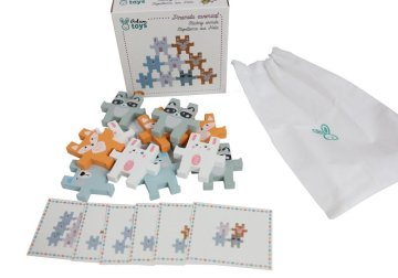 shumee Adam Toys Piramida Puzzle Živali