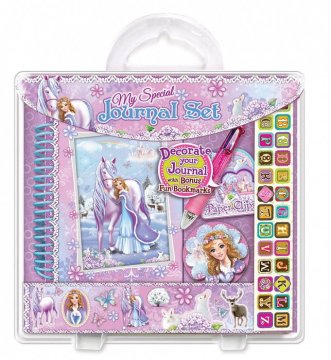 shumee Dnevnik PECOWARE z dodatki v kovčku HORSE