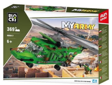 shumee Klocki Blocki - bojni helikopter MyArmy 369 kosov