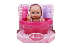 shumee AKCIJA PUNČKA ZA DOJENČKE 30 CM V KAD + DODATKI ZA KOPANJE