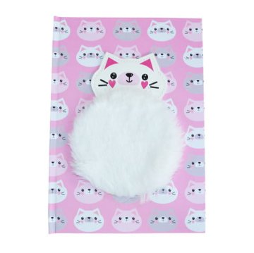 shumee Zvezek z motivom plišaste mačke, črtan, A5 - Blueprint