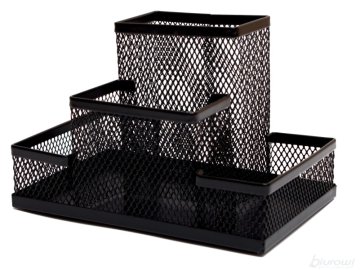 shumee TRES Organizator za pisalno mizo 4A črne barve