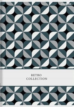 shumee Zvezek A5 60K Line Top Pp Retro paket 5 kosov