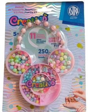 Astra Ustvarjalni komplet za škatlo za nakit Mickey Mouse Astra Creativo