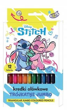 shumee JUMBO TRIKOTNI SVINČNIKI 12 BARV ZA ŠIVANJE 0873