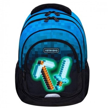 shumee ASTRABAG MODRI PIXEL NAHRBTNIK 4152