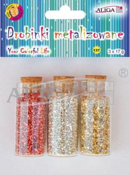 shumee Kovinski delci MT-1569 (137) 3 barve x 17 g