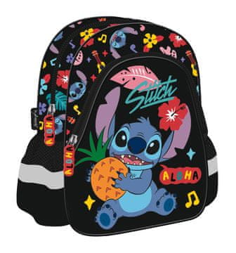 shumee VRTČNI NAHRBTNIK 11"" D1 STITCH ČRNEGA OBLIČENJA ALOHA 9858