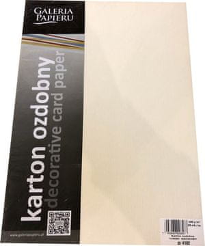shumee DEKORATIVNI KARTON KREMNE BARVE 180G/M2 (20) 8587
