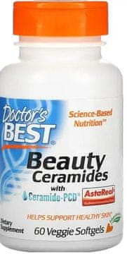 shumee Doctor's Best Beauty Ceramidi s Ceramide-PCD 60 vegetarijanskih mehkih kapsul