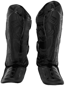 shumee Ščitniki za golen WarHouse Samurai črne barve, velikost L