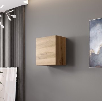 shumee VIGO kvadratna vitrina 50/50/30 hrast wotan